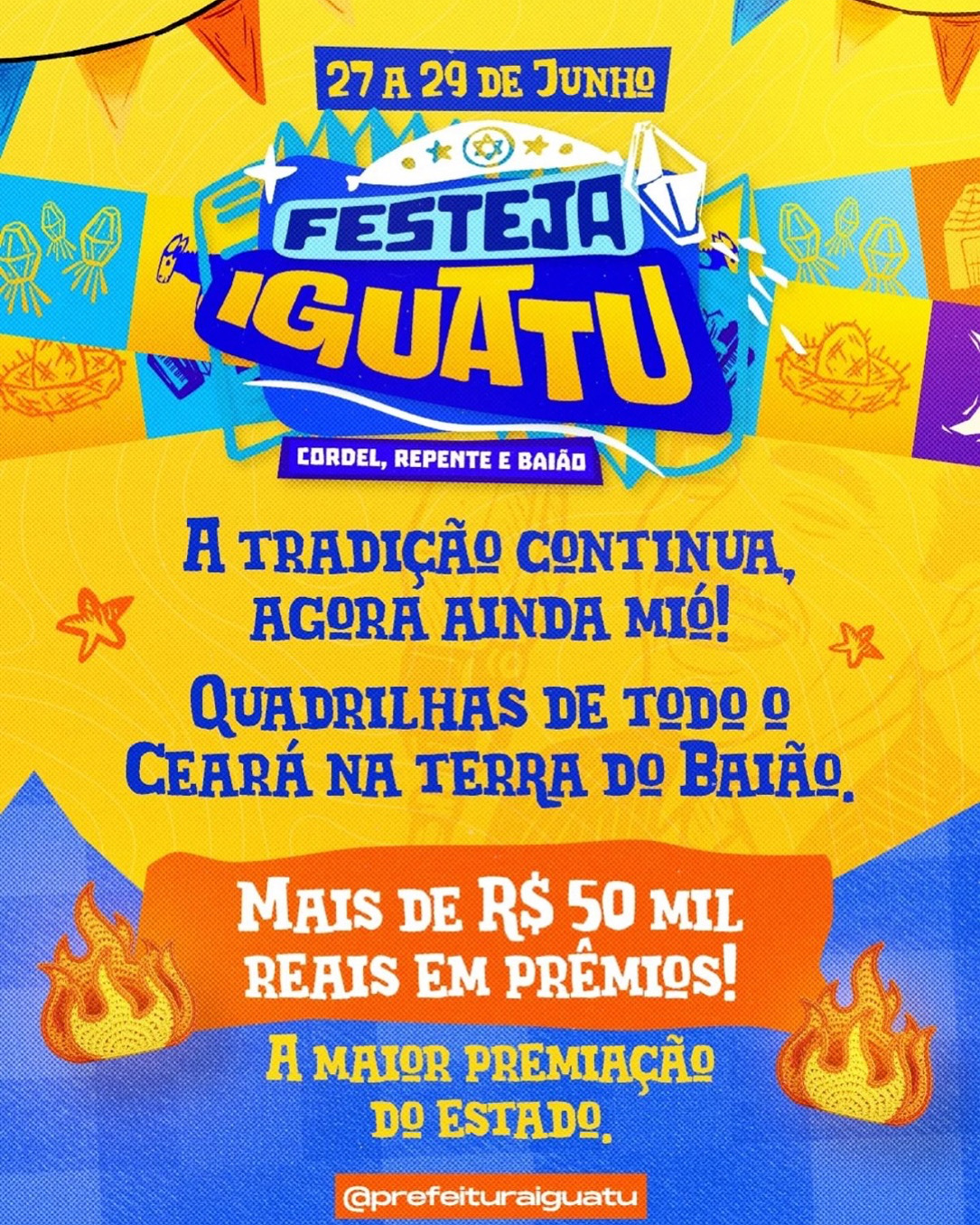 Festeja Iguatu deve movimentar até R$ 1,8 milhão na economia do município, estima Secretaria de Cultura